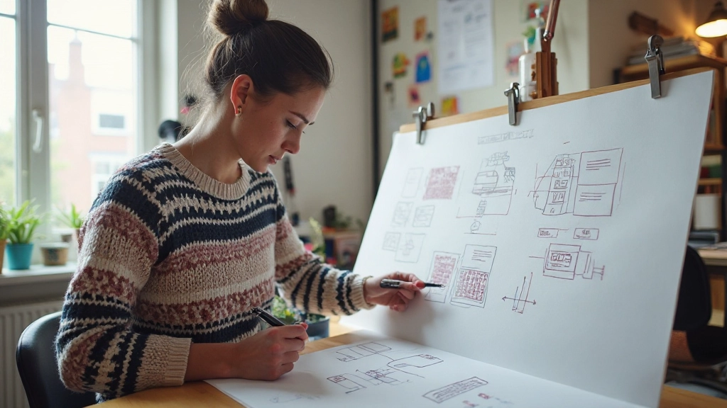 Team brainstormt creatieve webdesign ideeën